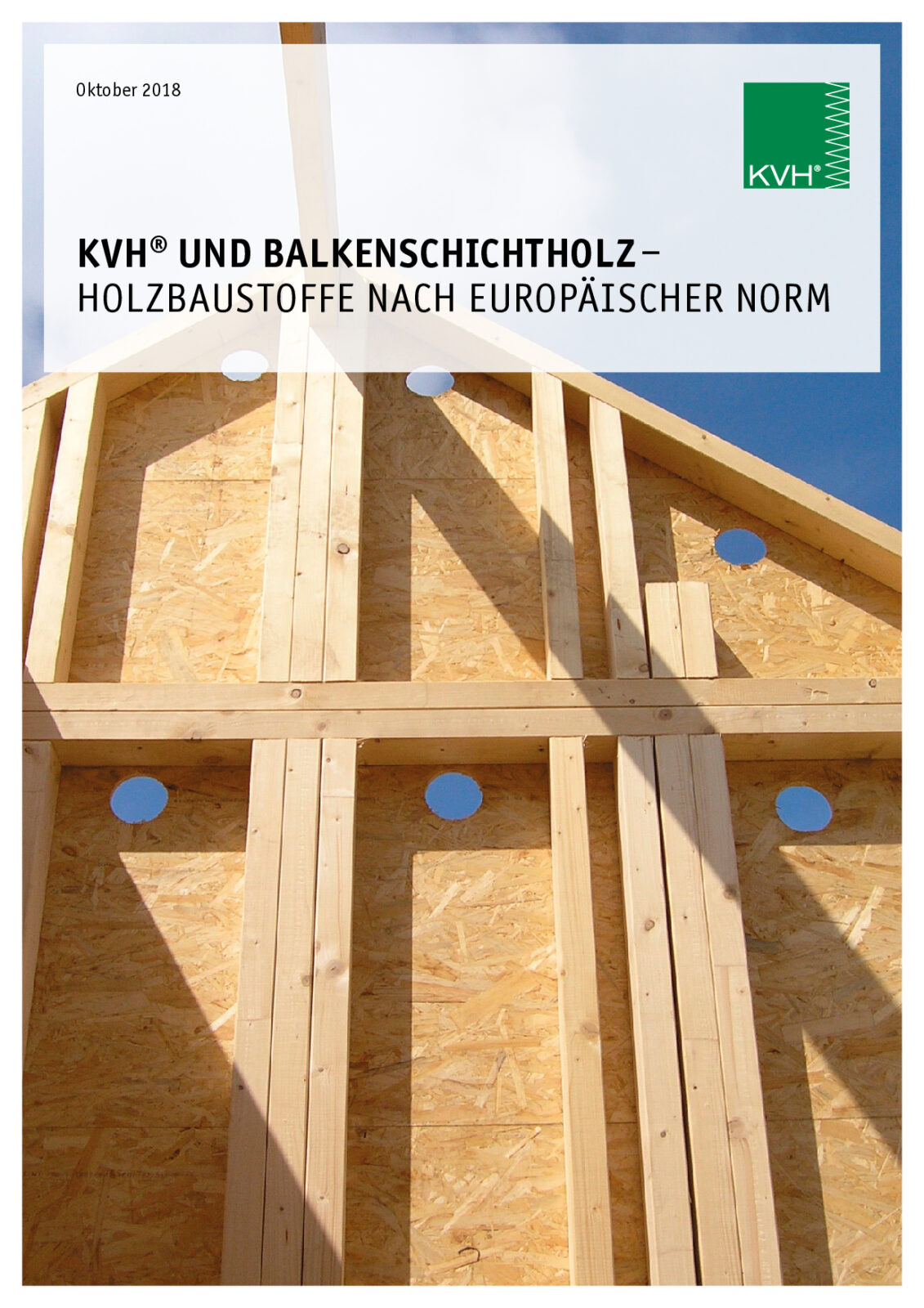KVH und Balkenschichtholz – Holzbaustoffe nach europäischer Norm (2018, 1. Auflage)