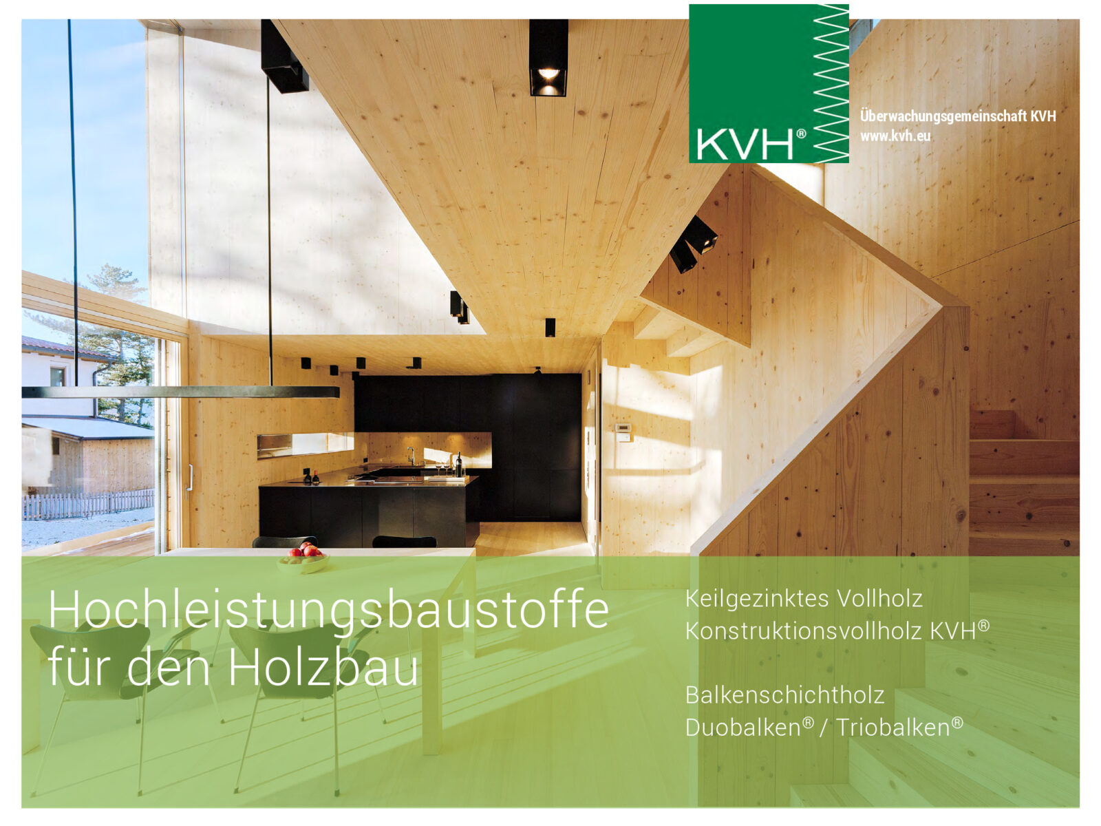 KVH®-Folienreihe „Hochleistungsbaustoffe für den Holzbau“ (2018, Cover)