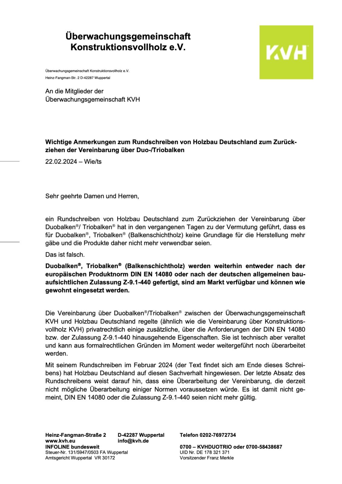 Rundschreiben vom 22.02.2024 (Seite 1 von 2)