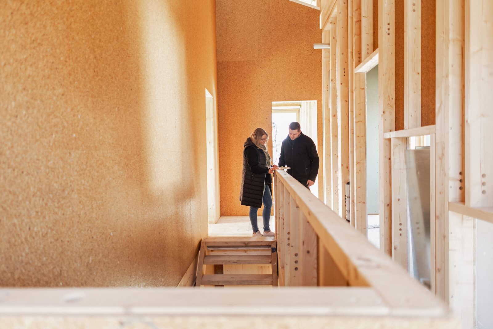 Hausbau mit KVH® und Balkenschichtholz, Foto: Christian Schlüter